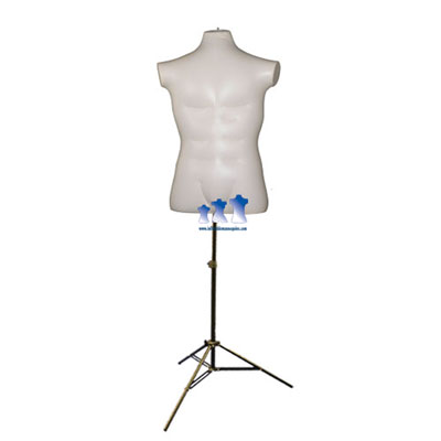 Inflatable Male Torso, Large with MS12 Stand, I...